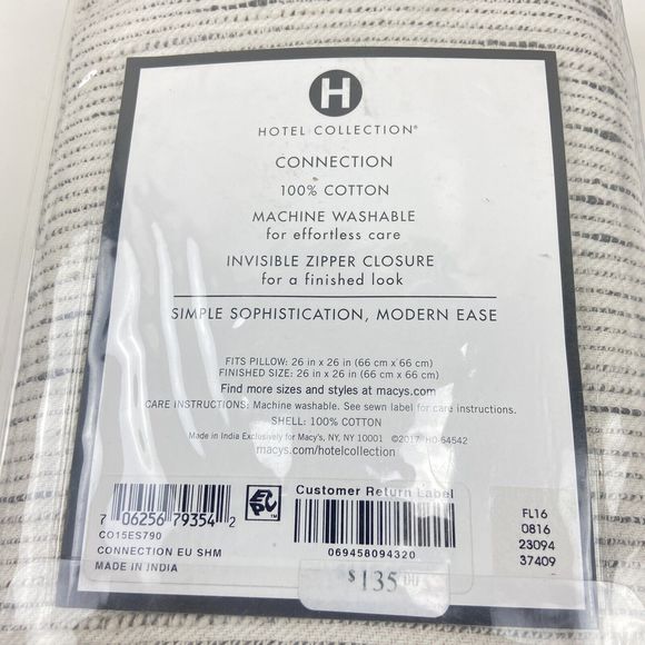 Hotel Collection Connection Euro Sham - Picture 6 of 9